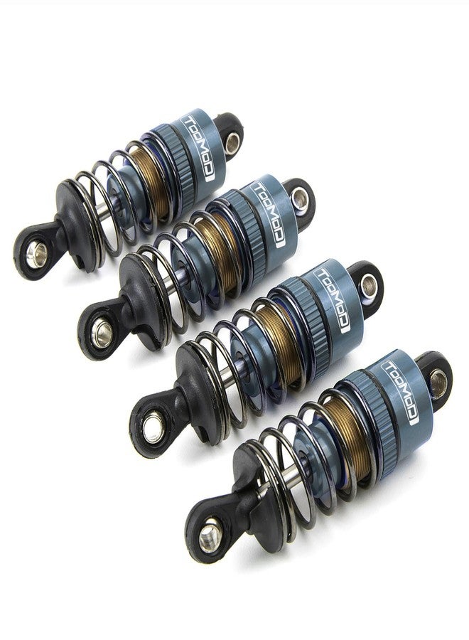 TOOMOD 1/10 50MM RC Oil filled Shock Absorbers kit for Tamiya TT-01 TT-02 M03 M04 M05 M06 TA05 1:10 On Road Car Upgrades Replace Parts (Grey) - Image 4